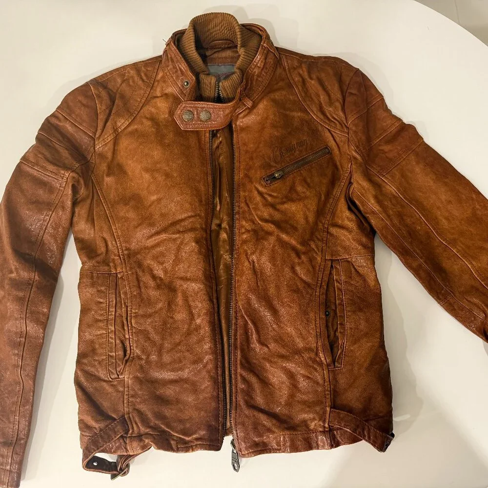 Chevignon Leather Jacket - Picture 1 of 4